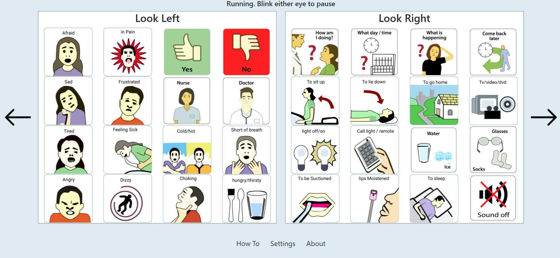 Communication Board Layout